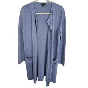 J. Crew Womens Juliette Collareless Sweater Blazer Cardigan Size S Linen Classic